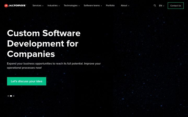Screenshot του altoroslabs.com