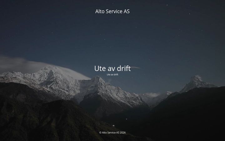 Screenshot of altoserv.no