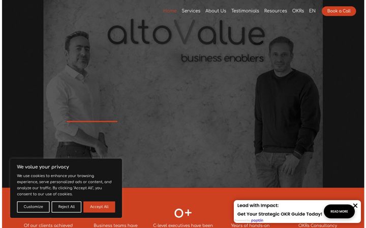 Екранна снимка на altovalue.com