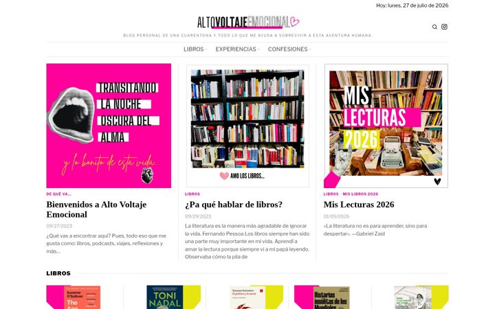 Screenshot of altovoltajeemocional.com