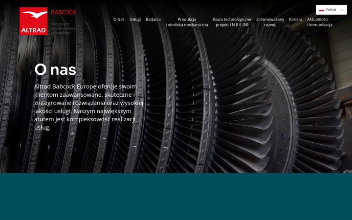 Screenshot of altradbabcock.pl
