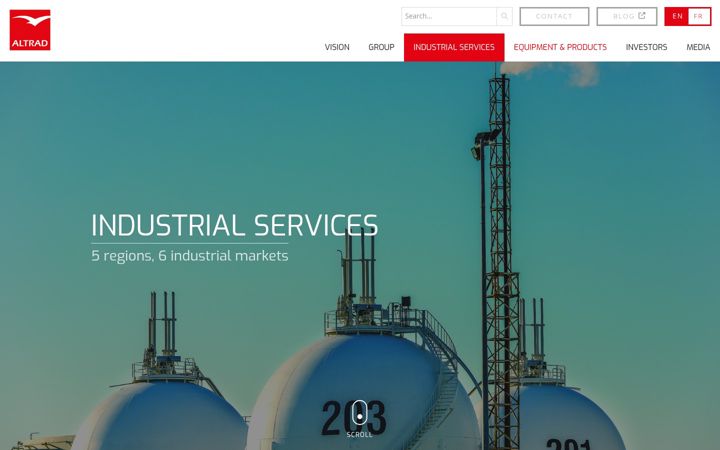 Екранна снимка на altradservices.com
