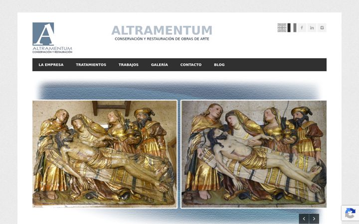 Screenshot of altramentum.com