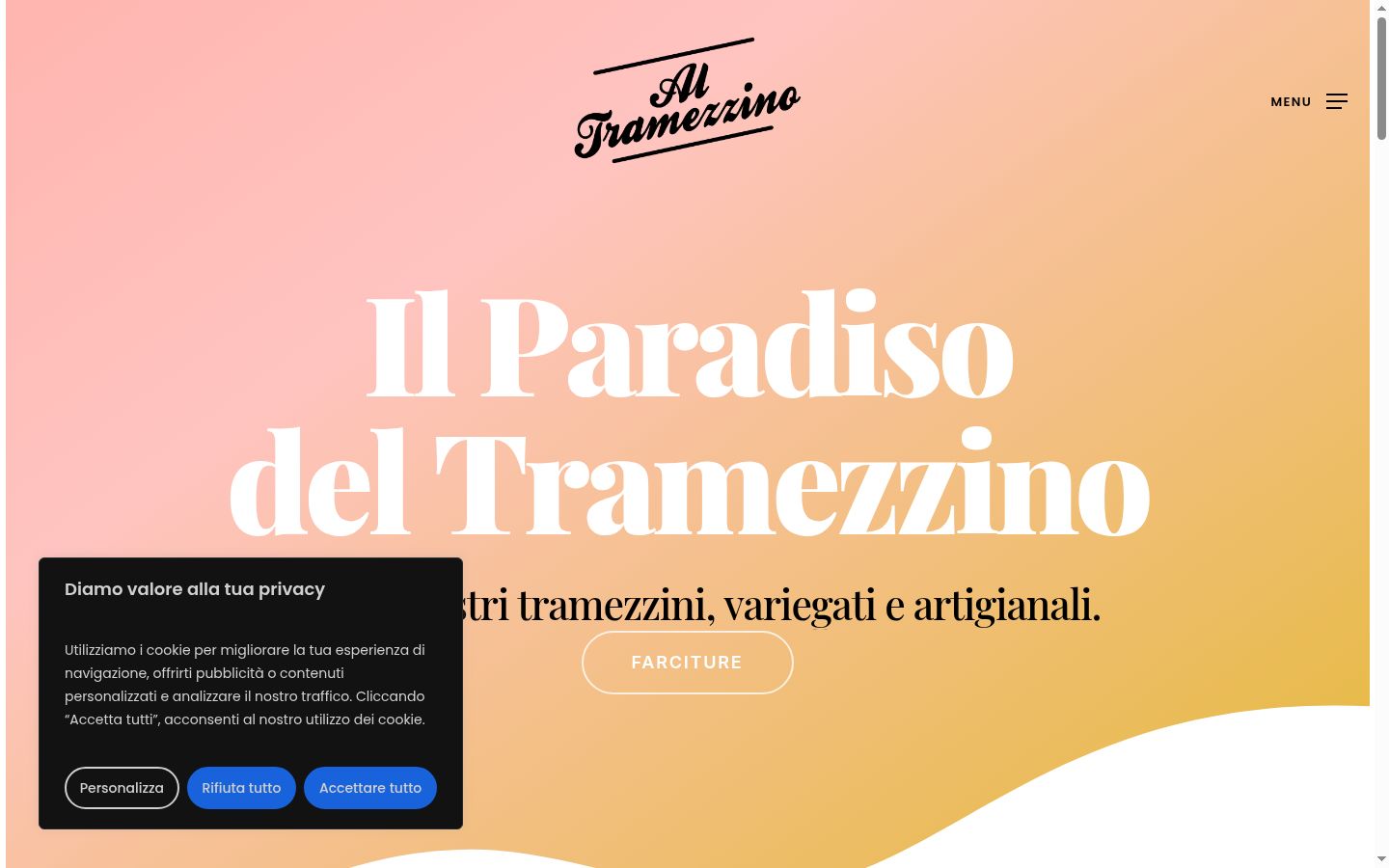 Screenshot van de toestemmingsbanner zoals getoond vóór enige interactie