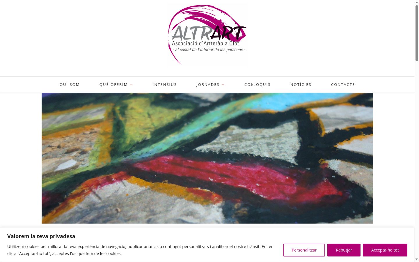 Screenshot tal-banner tal-kunsens muri qabel kwalunkwe interazzjoni