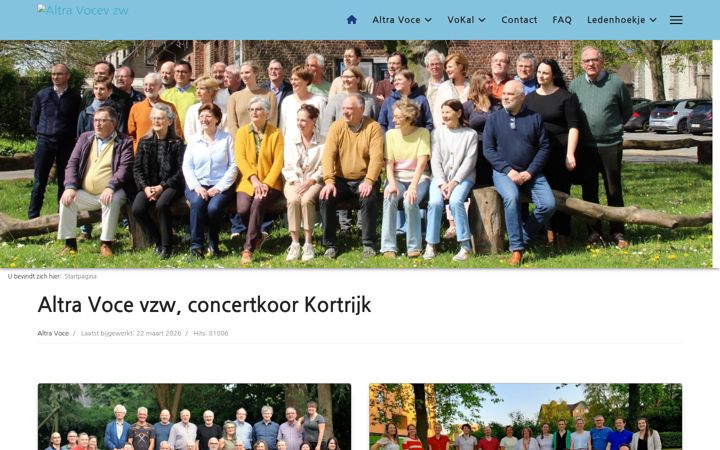 Skärmbild av altravoce.be