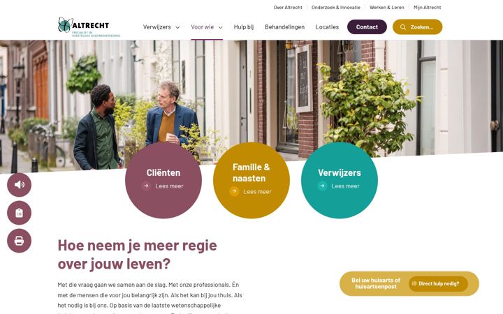 Skärmbild av altrecht.nl