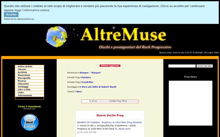 Screenshot of altremuse.it