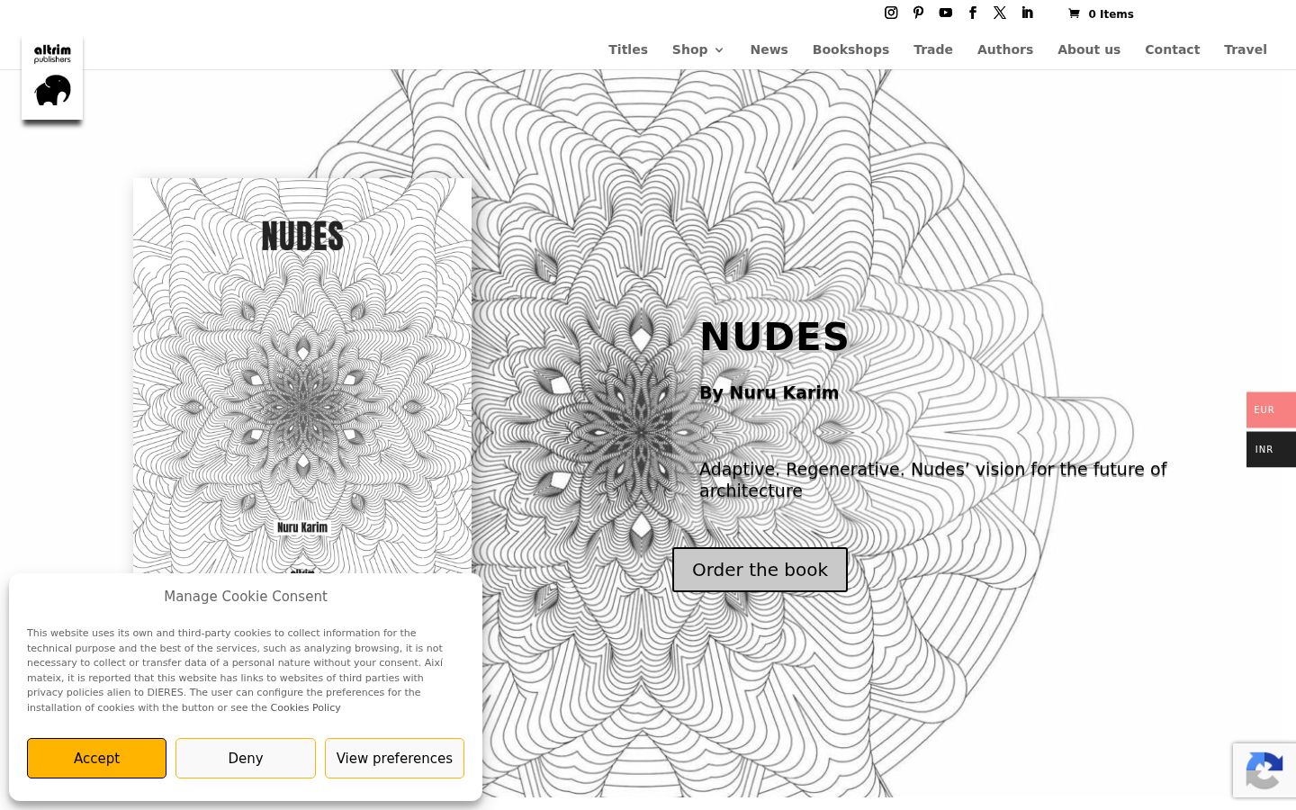 Capture d'écran de la bannière de consentement affichée avant toute interaction