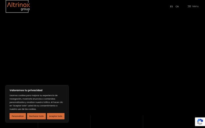 Screenshot of altrinox.com
