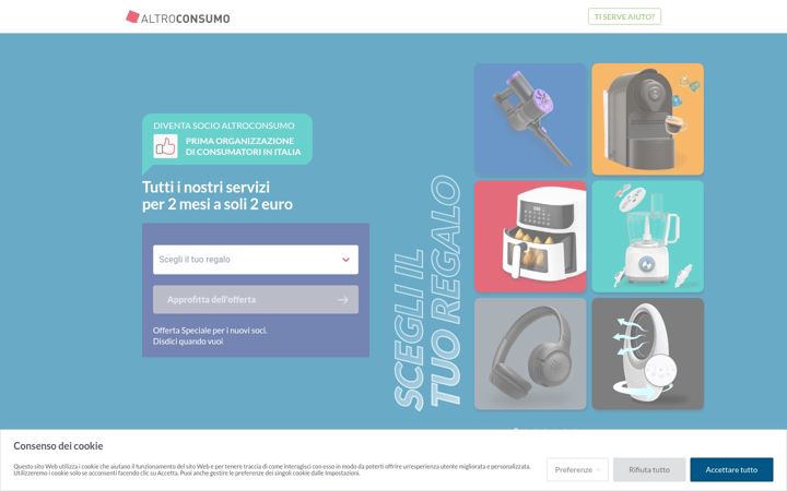 Screenshot of altroconsumo.eu.com