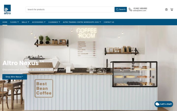 Screenshot of altrodirect.com