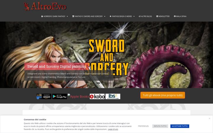 Capture d'écran de altroevo.com