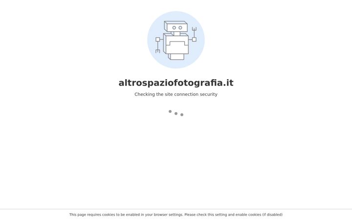 Screenshot of altrospaziofotografia.it