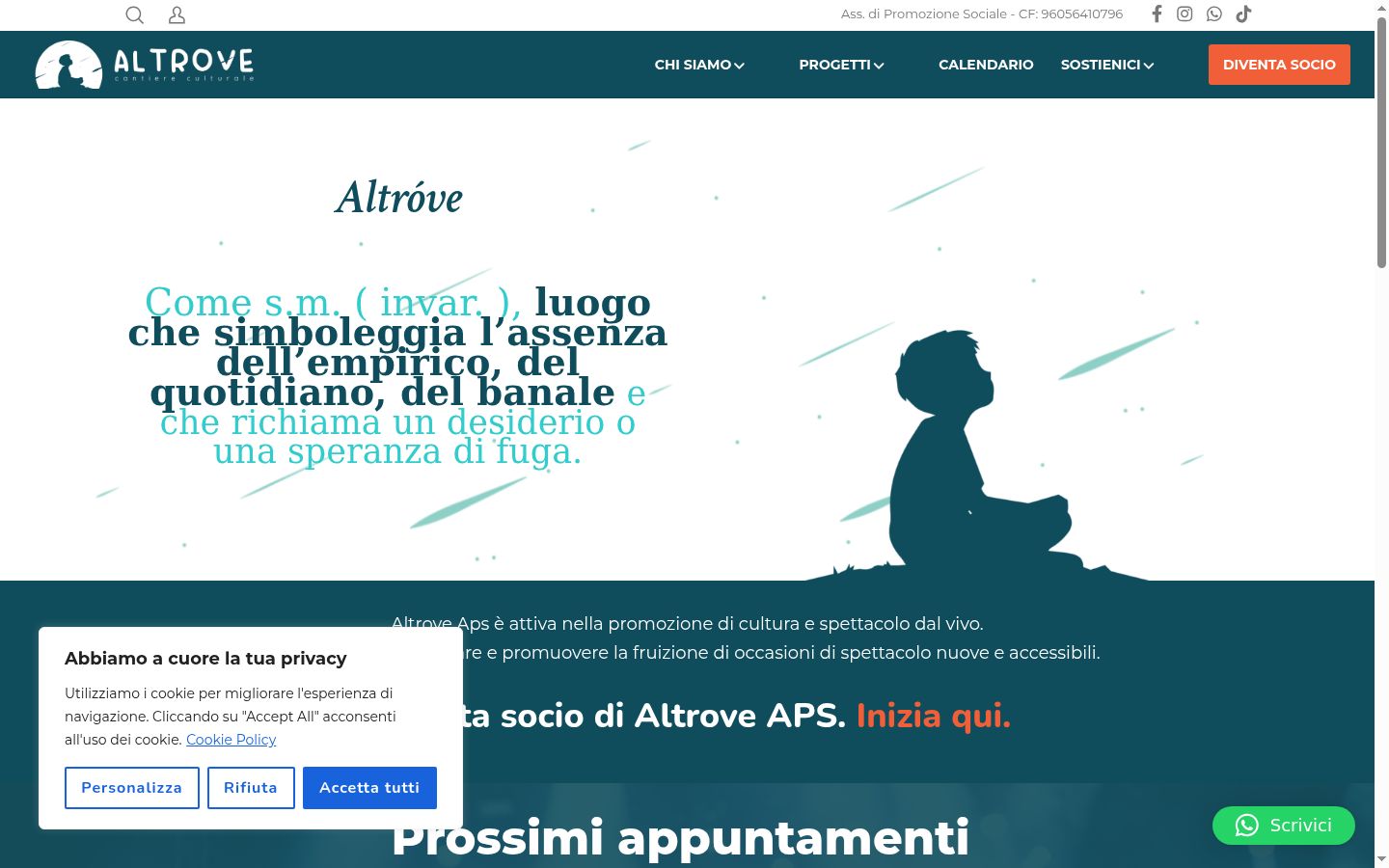 Capture d'écran de la bannière de consentement affichée avant toute interaction