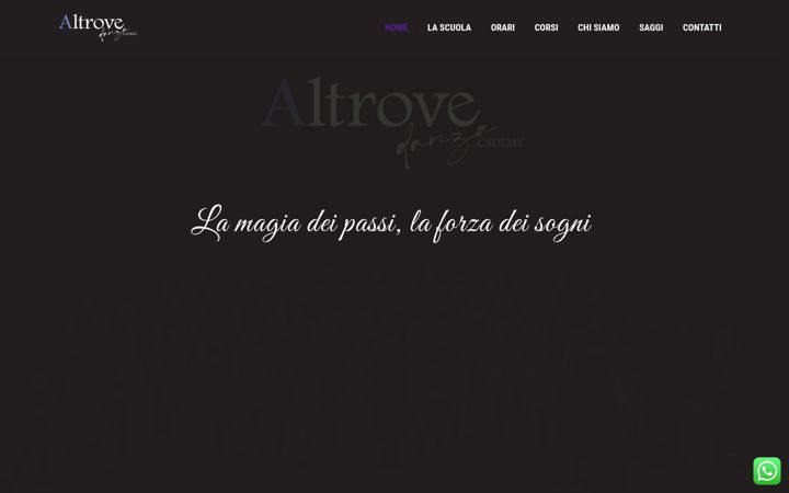 Capture d'écran de altrovedanza.org