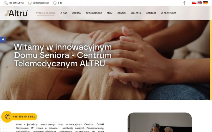 Screenshot of altru.pl