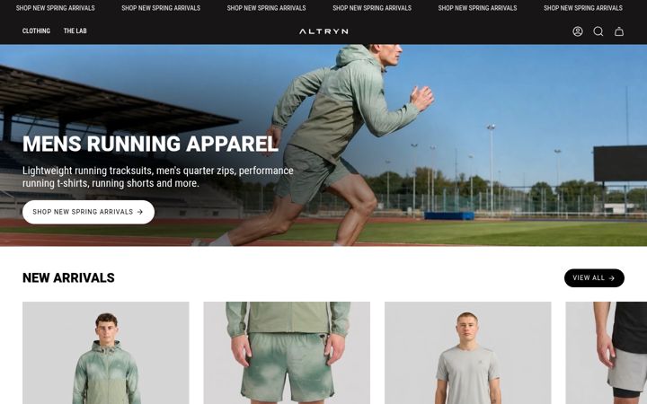 Screenshot of altryn-sport.com