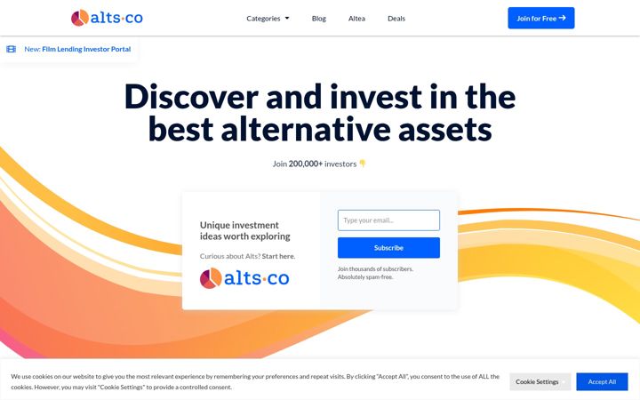 Screenshot of alts.co