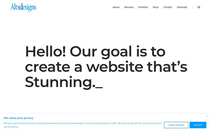 Screenshot του altsdesigns.com
