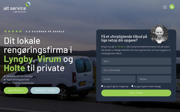 Ekrānuzņēmums no altservice.dk