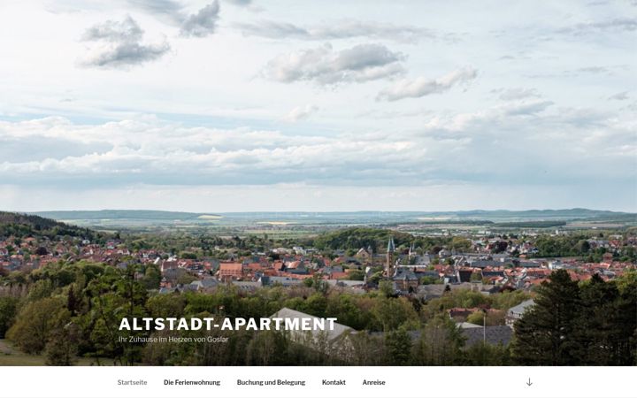 Screenshot of altstadt-apartment.com
