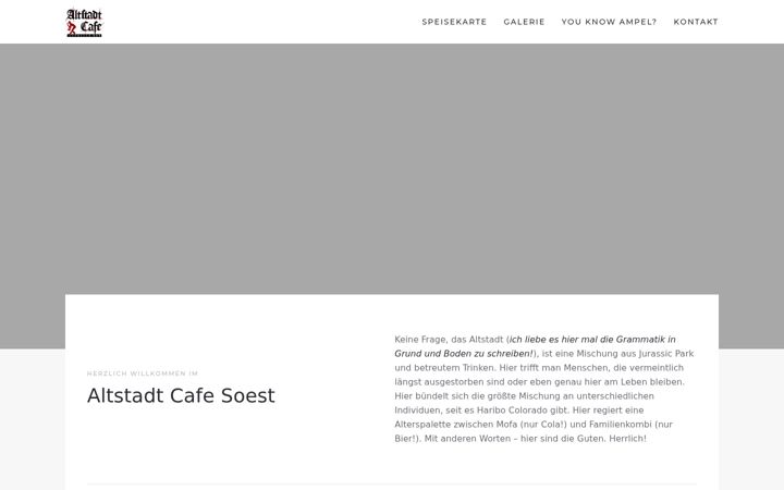 Ekrānuzņēmums no altstadt-cafe-soest.de