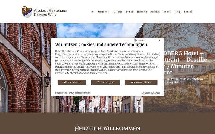 Screenshot του altstadt-gaestehaus.de