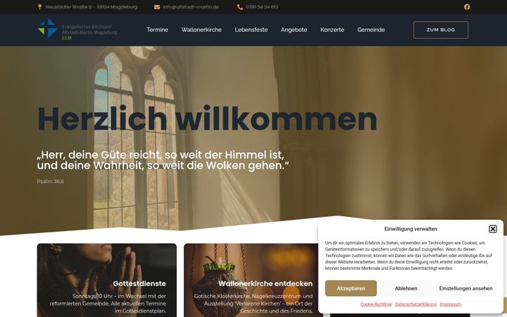 Screenshot του altstadt-martin.de
