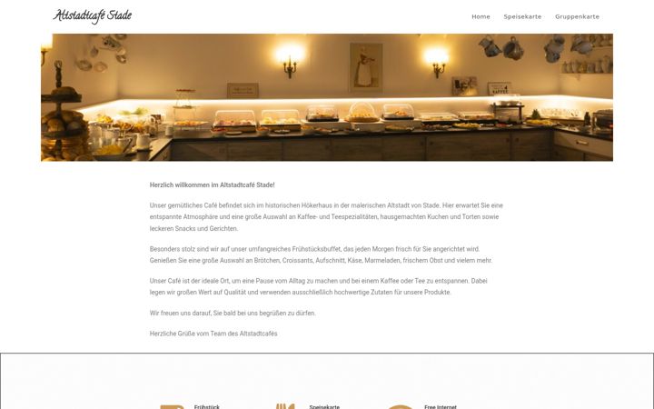 Screenshot of altstadtcafe-stade.de
