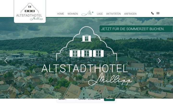 Екранна снимка на altstadthotel-millipp.de