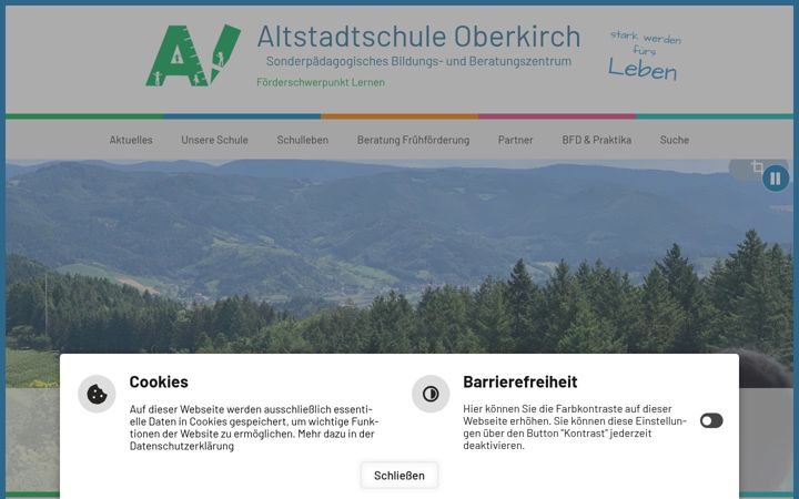 Screenshot of altstadtschule-oberkirch.de
