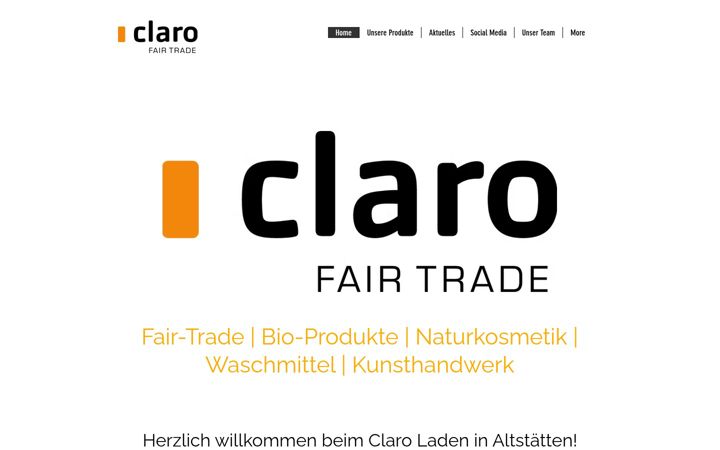 Captură de ecran a altstaetten-claro.ch