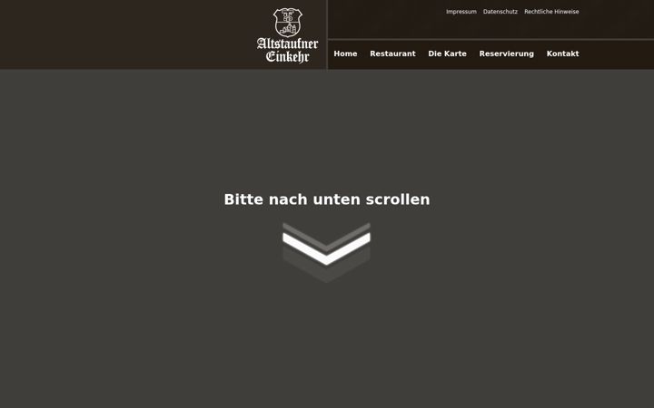Posnetek zaslona altstaufnereinkehr.de