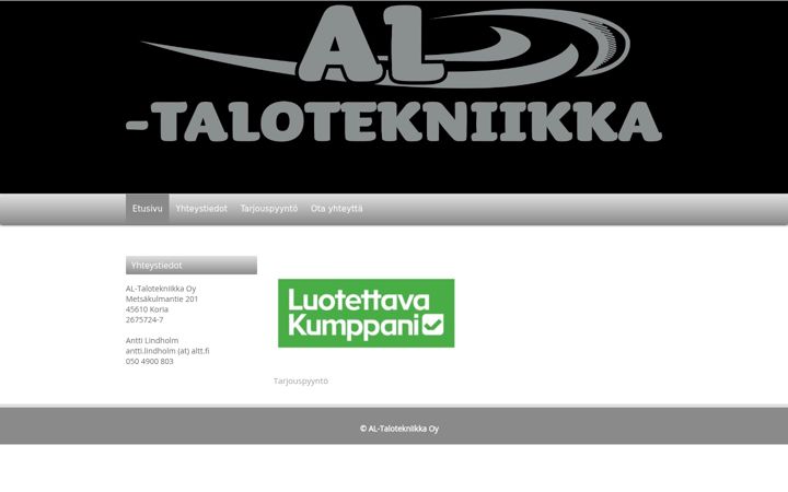 Screenshot of altt.fi