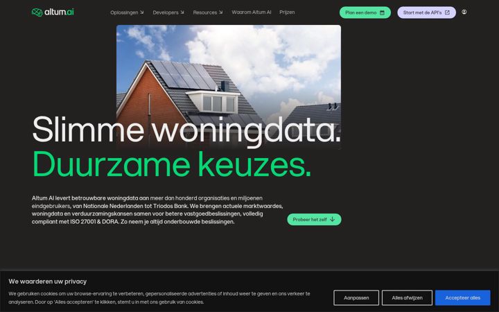 Screenshot of altum.ai