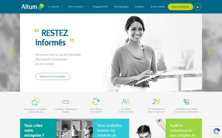 Screenshot of altum.fr