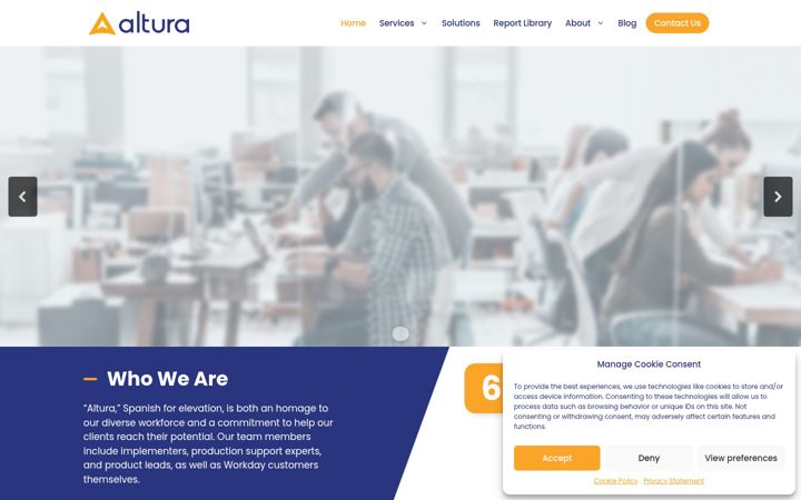 Screenshot of altura.consulting