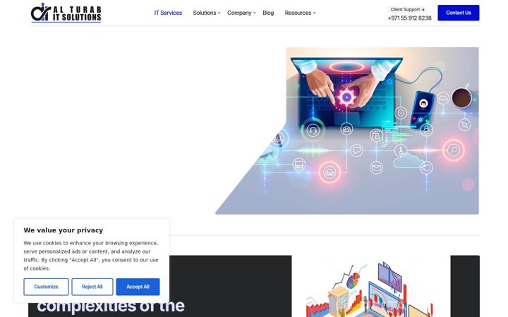 Екранна снимка на alturabitsolutions.com