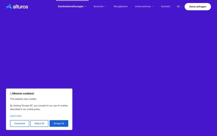 Screenshot of alturos.com