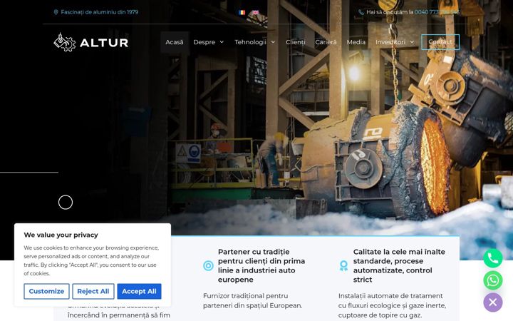 Screenshot of altursa.ro