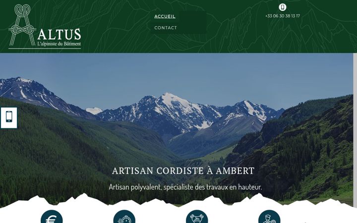 Snímek obrazovky altus-cordiste.fr