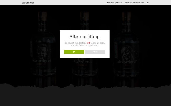 Kuvakaappaus sivustosta altvorderer.com