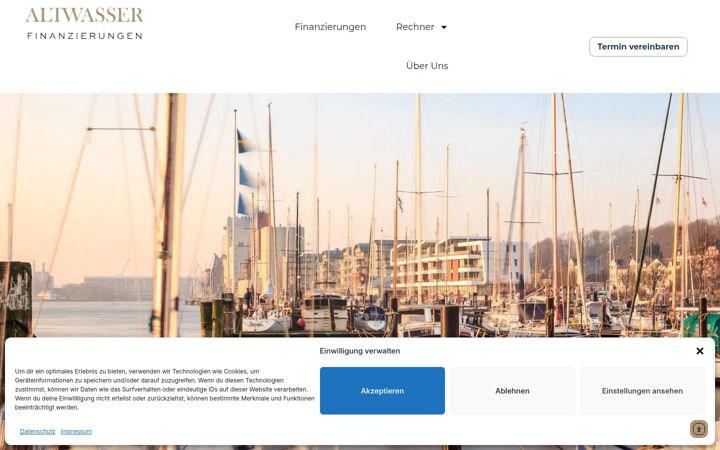 Screenshot of altwasser-finanzierungen.de