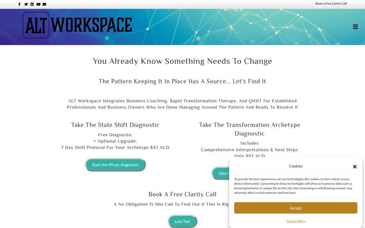 Екранна снимка на altworkspace.com