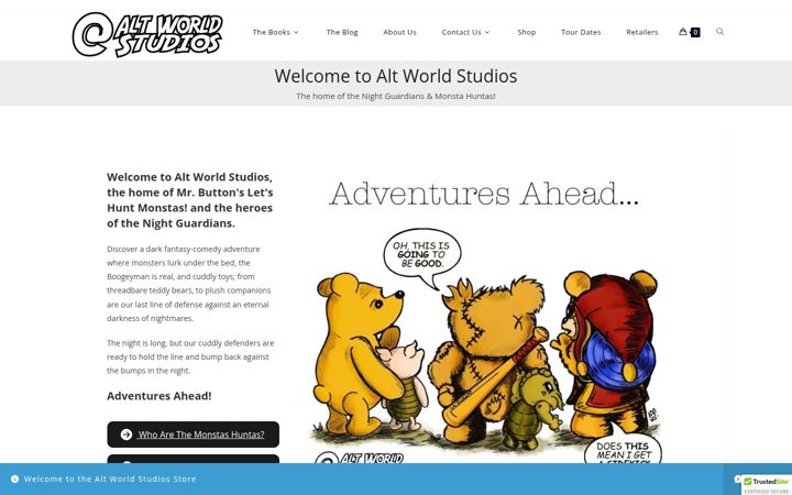Captura de pantalla de altworldstudios.com