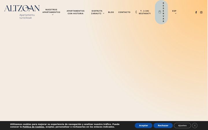 Screenshot of altzoan.eus