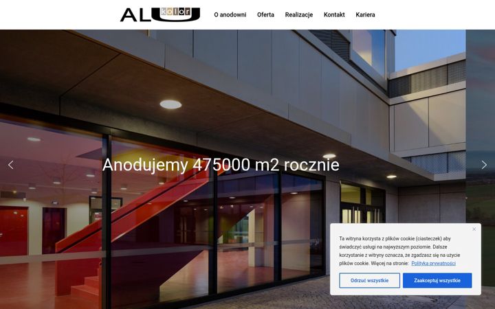 Screenshot of alu-kolor.com.pl