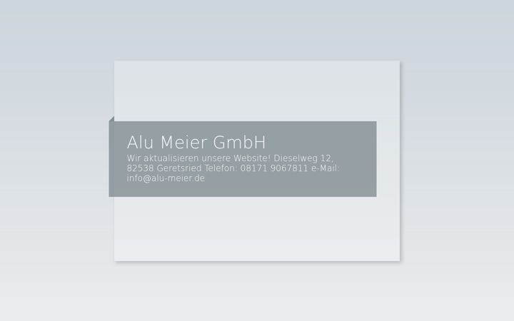Screenshot of alu-meier.de