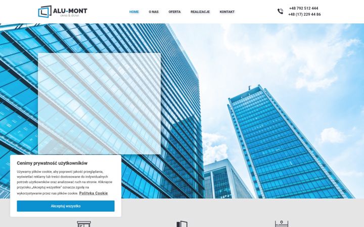 Screenshot of alu-mont.com.pl